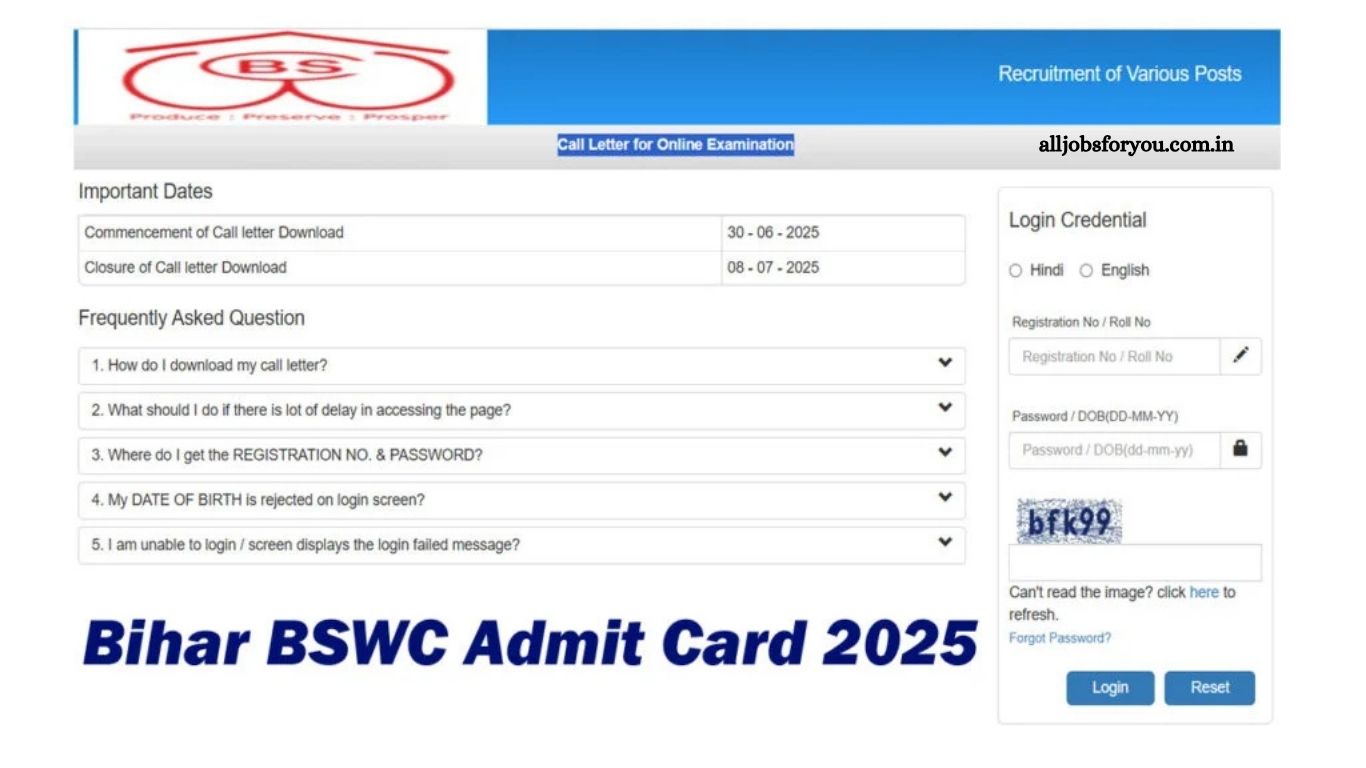 Bihar BSWC
